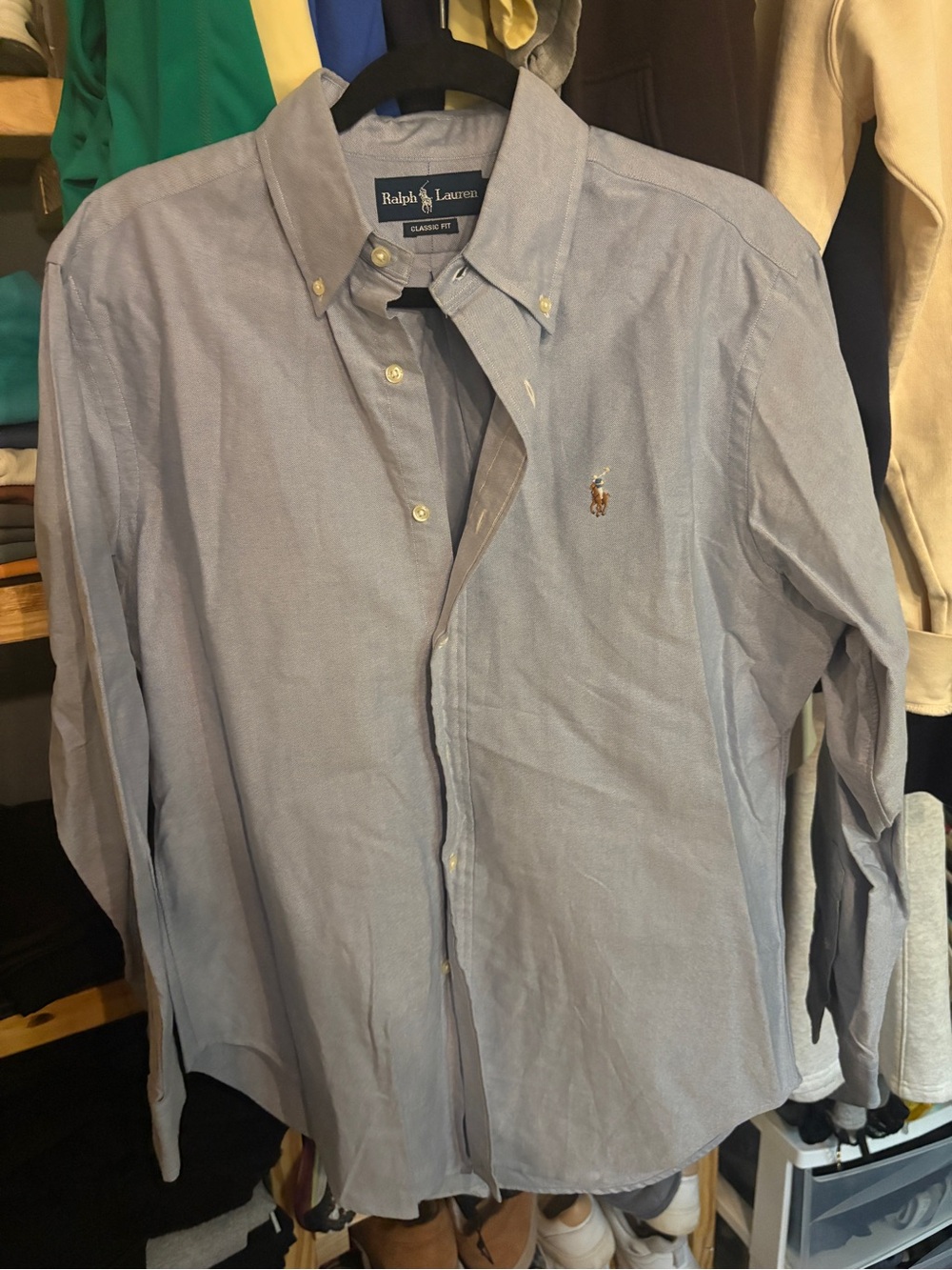 Ralph Lauren Light Blue Button-Down Oxford Shirt